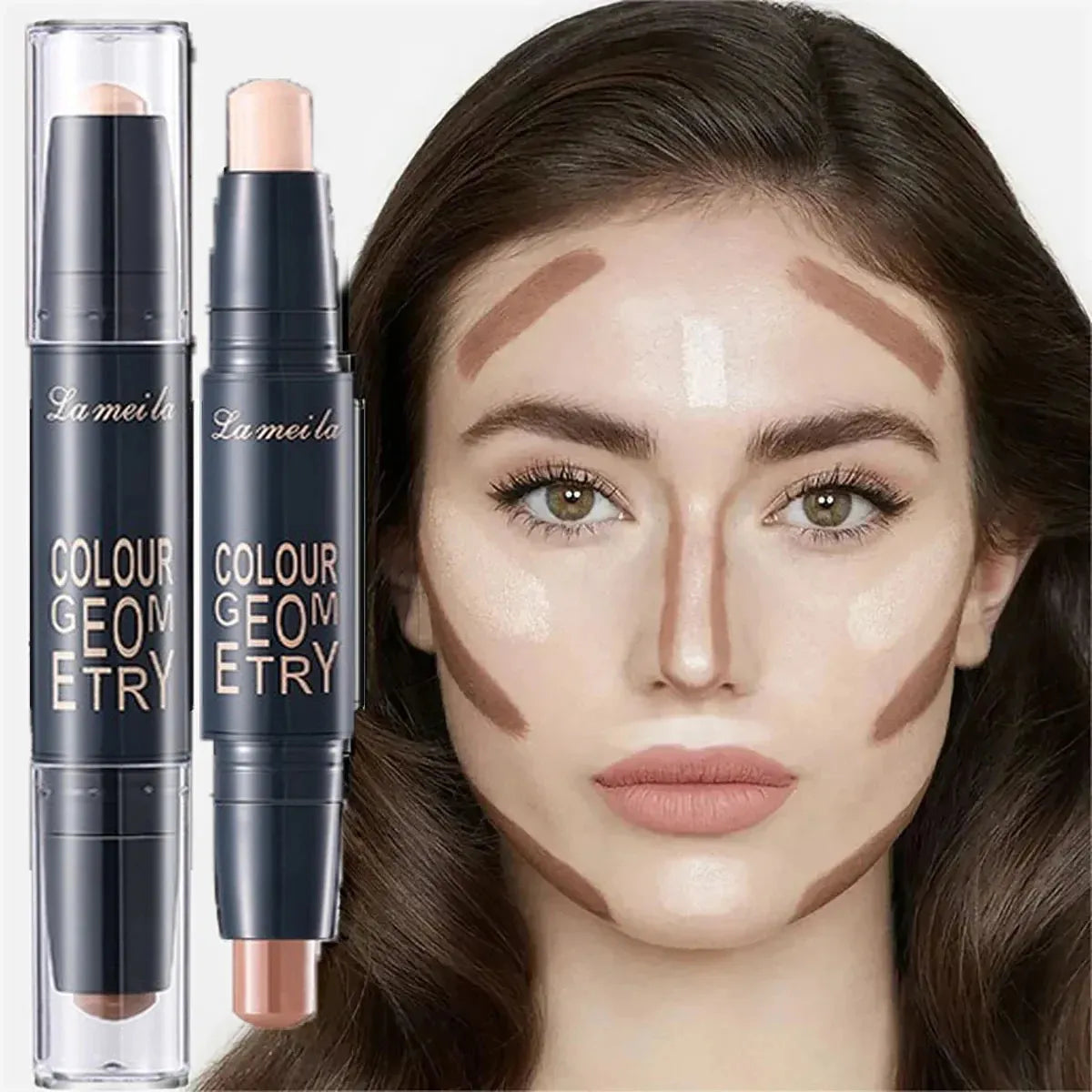 Face cream swatches showing different available shades