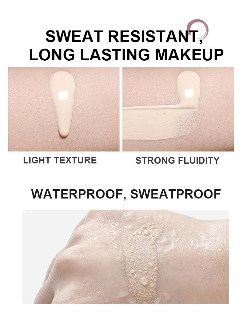 Concealer bottle shown alongside makeup brush on a neutral background