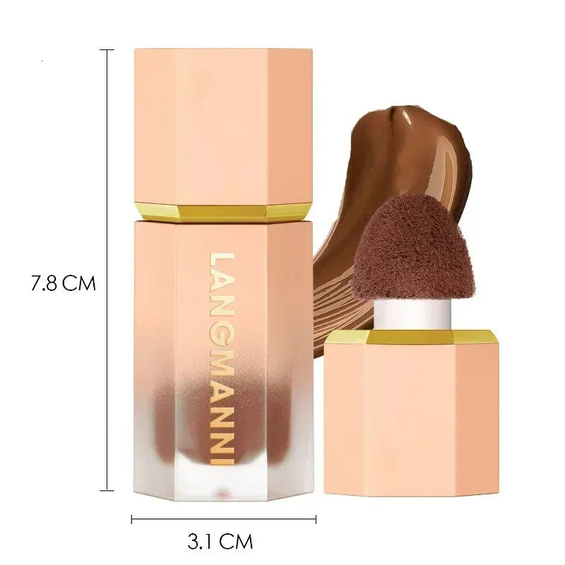 Hand holding contour stick near face demonstrating application area