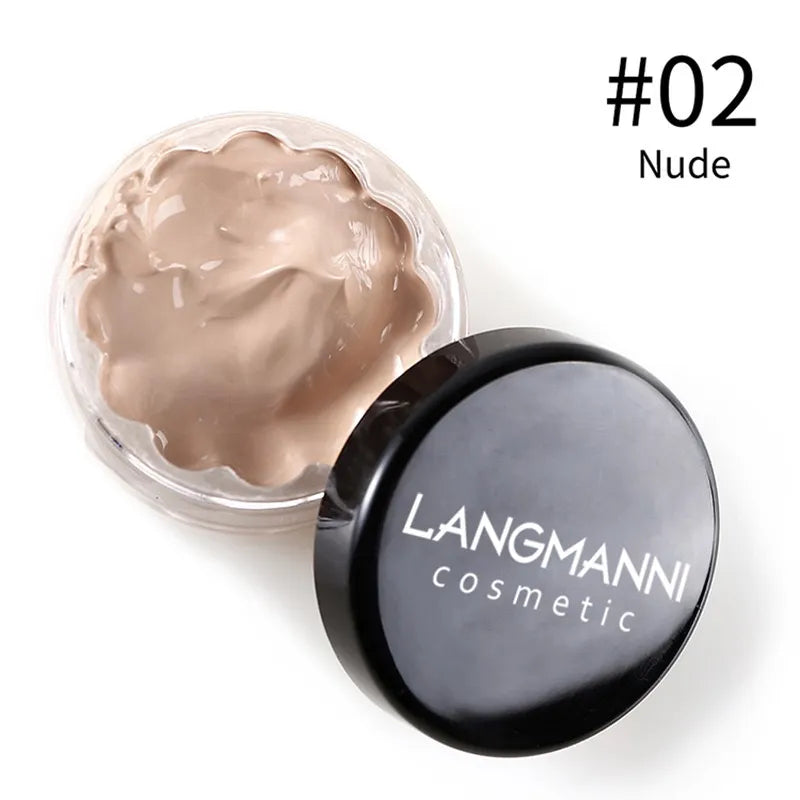 Product shown next to makeup brush on neutral background