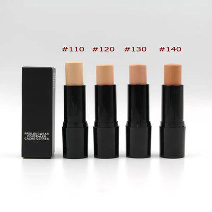 Close-up of concealer stick being applied to skin for coverage demonstration