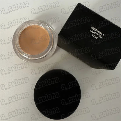 Open compact showing four different shades of matte finish makeup