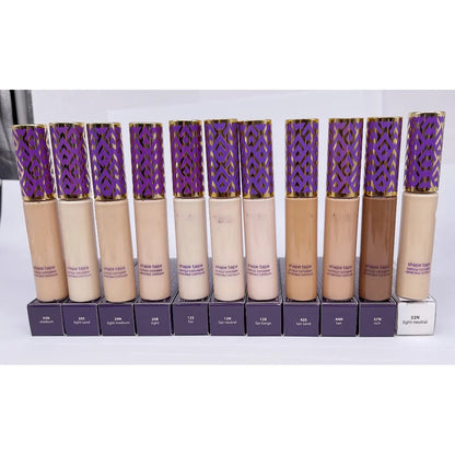 Concealer stick opened showing product tip and applicator