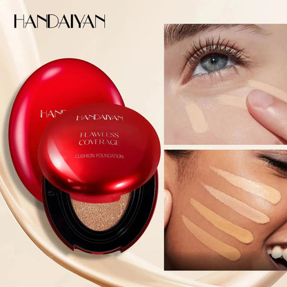 Swatch of concealer showing natural finish on skin