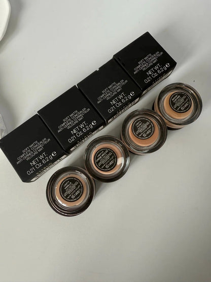 Swatch of concealer cream showing coverage on skin tone