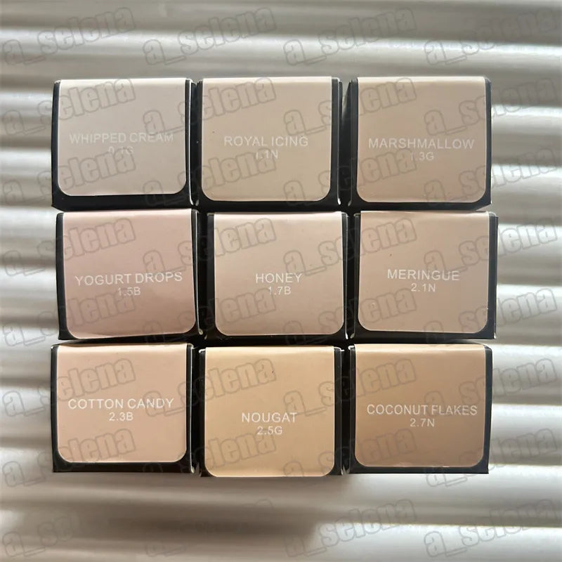 Concealer shades displayed side by side for color comparison