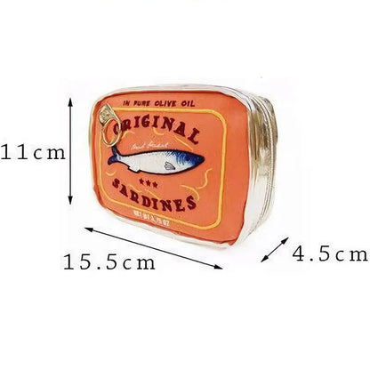Open view of the cosmetic bag showing interior compartments