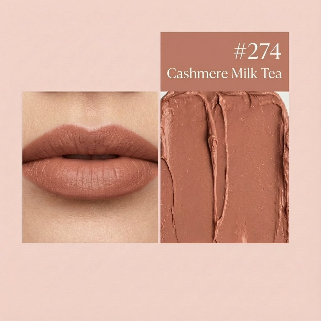 Rouge à lèvres velours mat texture douce