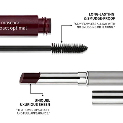Honey Lip & Eye Bundle - Almost Lipstick  Honey + High Impact Mascara Honey
