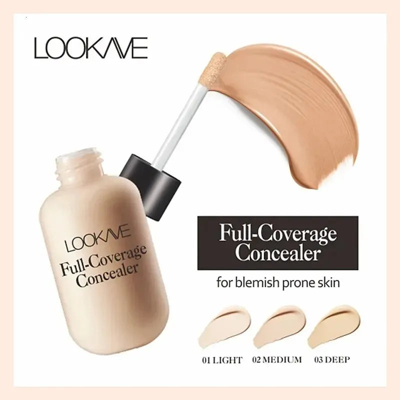 Swatch of concealer showing creamy texture on skin