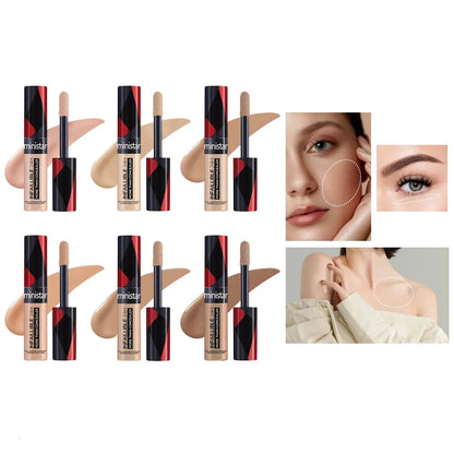 Concealer swatches demonstrating different available colors
