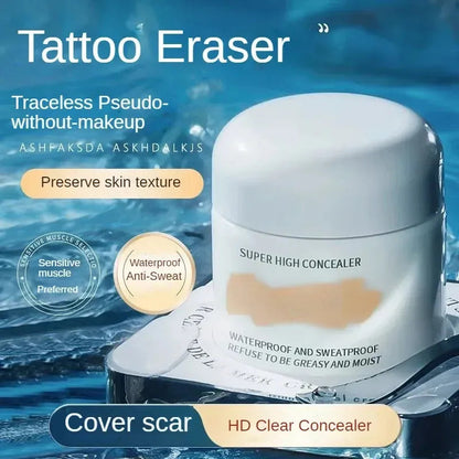 Swatches of concealer shades on skin showing color range