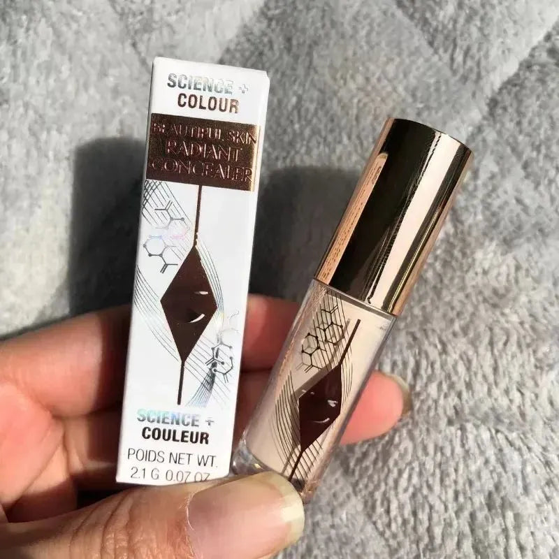 Pack of cosmetic samples showing different shade variations