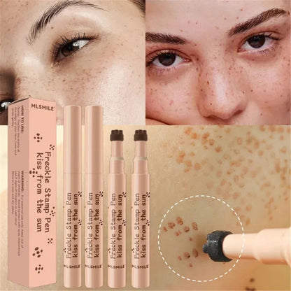 Cosmetic stamp tool with dot applicator tip