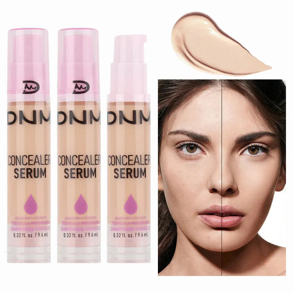 Swatches of concealer shades showing color variations on skin tone