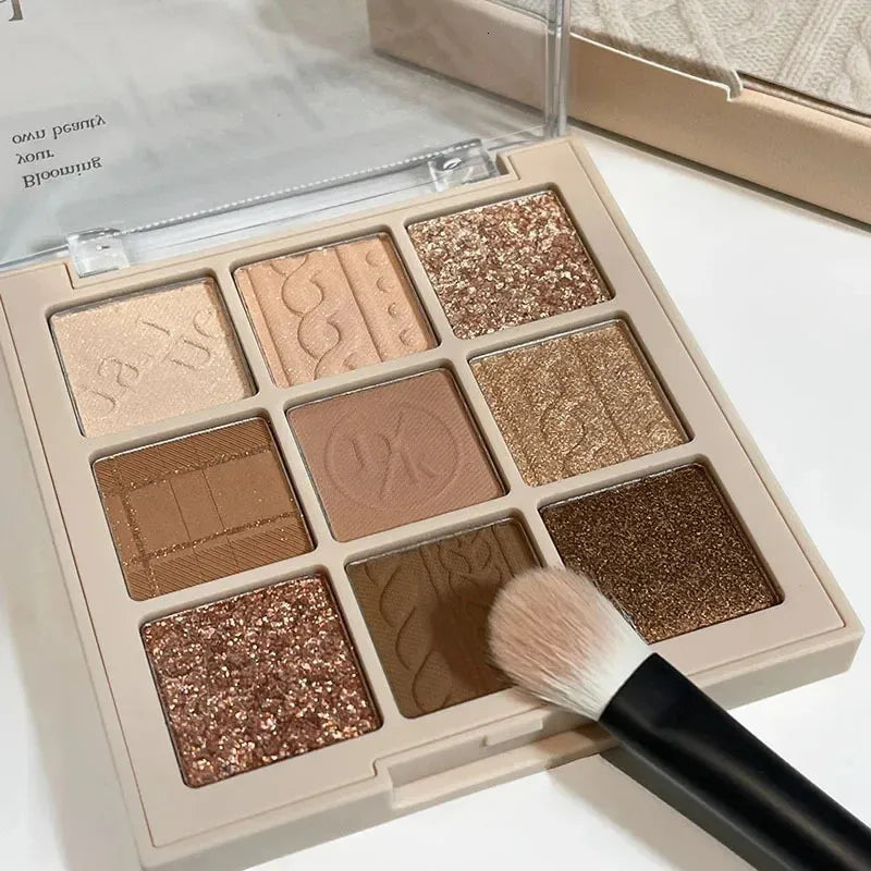 Close-up view of eyeshadow application showing smooth texture