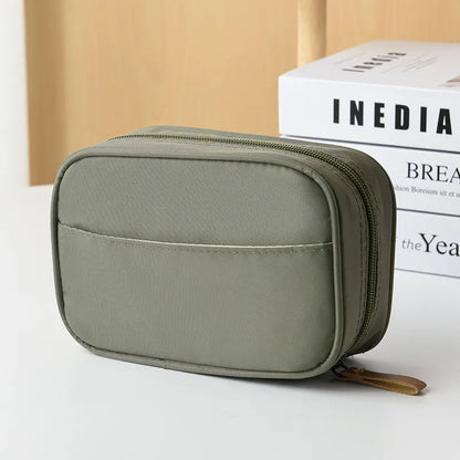Front view of elegant cosmetic case with niche design