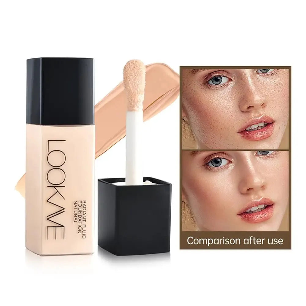 Waterproof liquid concealer bottle with matte finish