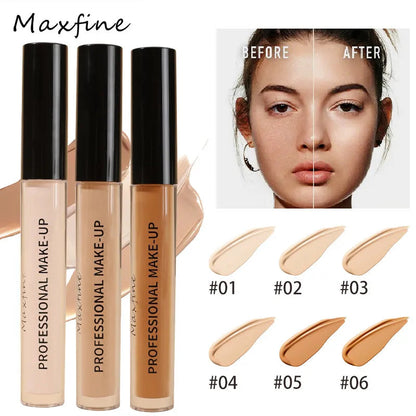 Liquid concealer bottle with matte finish displayed on a neutral background