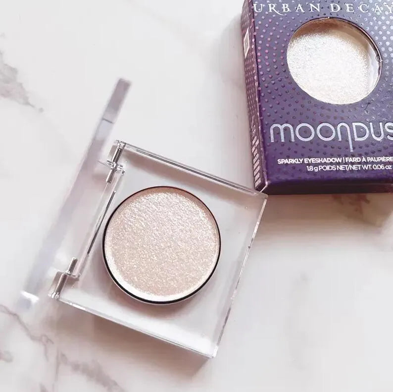 Close-up view of diamond sparkle finish on eyeshadow texture