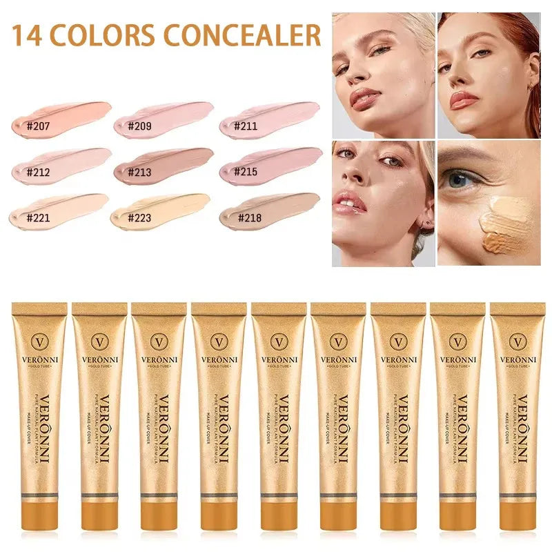 Swatches of concealer shades showing variations on skin