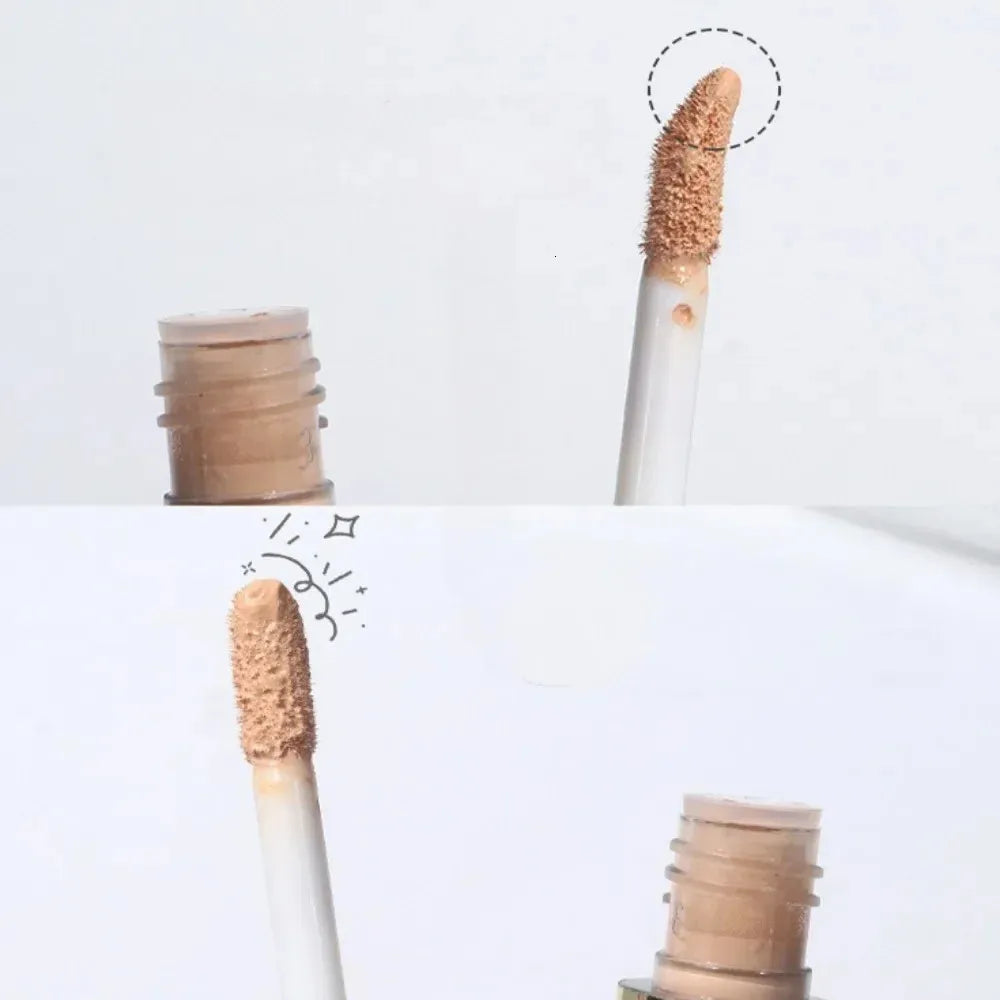 Close-up view of concealer stick showing creamy texture and precise tip