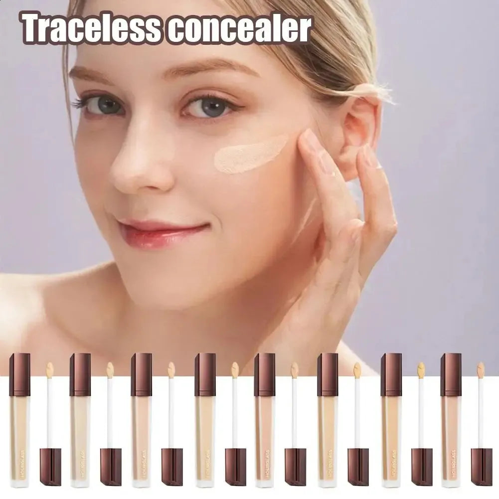 Demonstration of the face stick being applied to cheek area for contouring