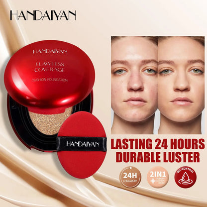 Concealer applied to under-eye area for brightening effect