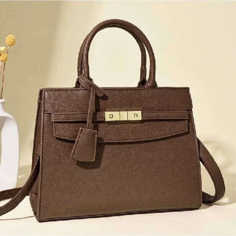 Side angle showing bag dimensions and strap attachment