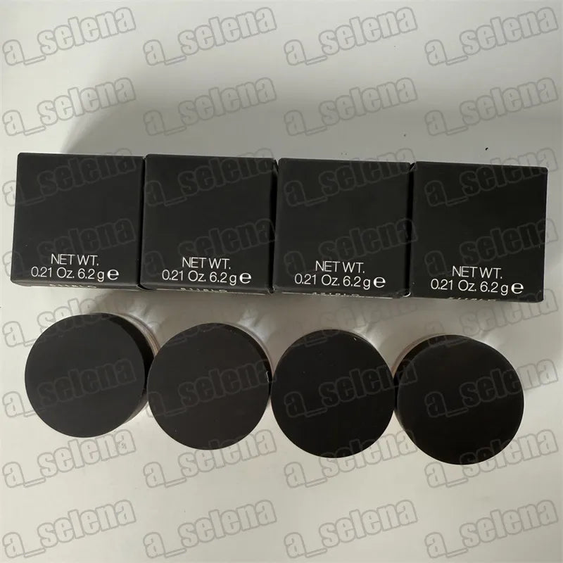 Open compact showing four different shades of matte finish makeup