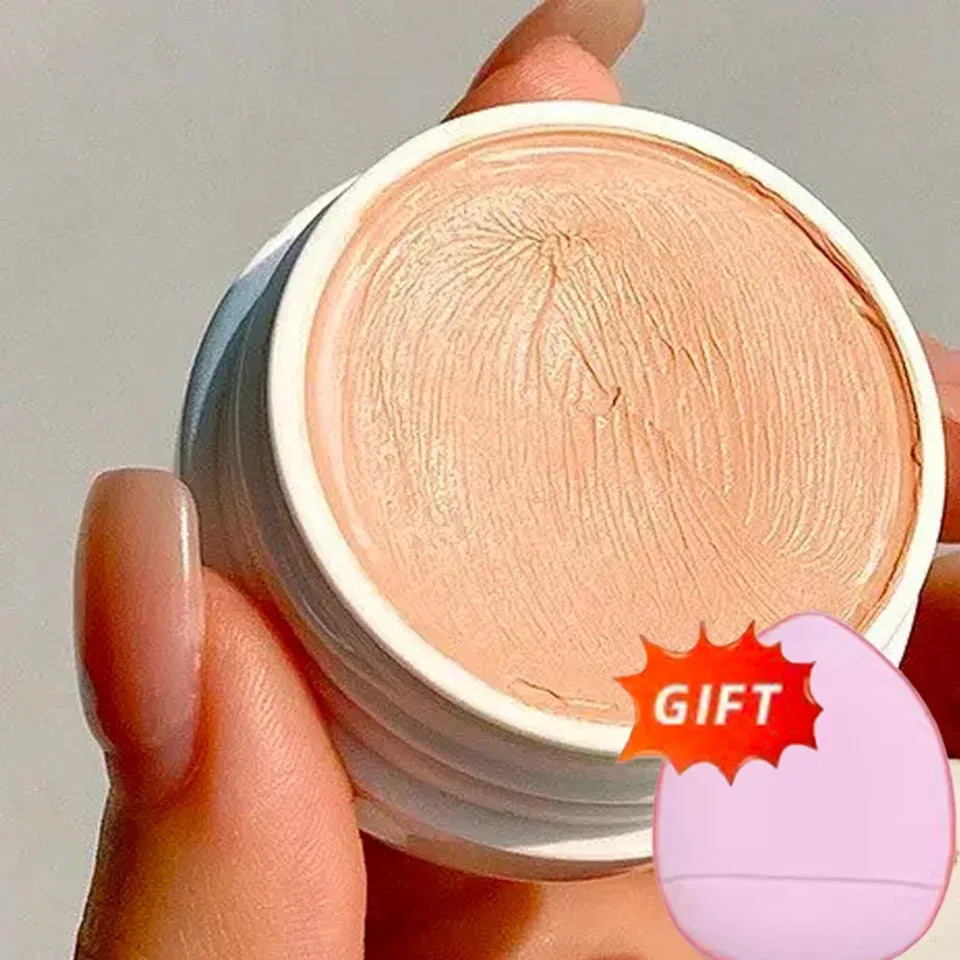 Waterproof concealer cream in a small 5g container