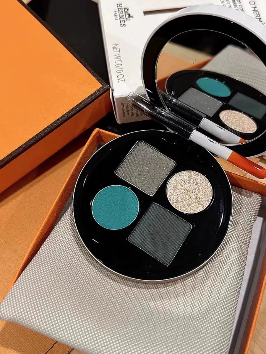 Close-up of eyeshadow application with blendable formula