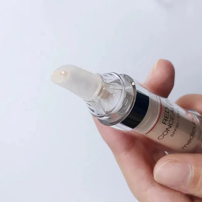 Two shade options of liquid corrector displayed side by side