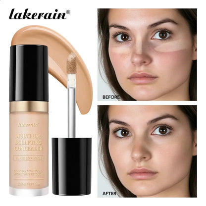 Waterproof liquid concealer with matte finish in packaging