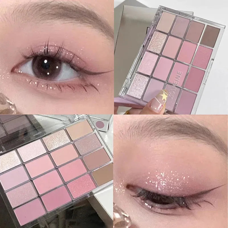 Closed 20-color matte eyeshadow palette showing compact design