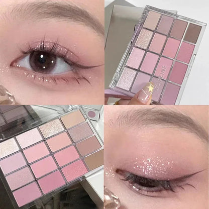 Closed 20-color matte eyeshadow palette showing compact design
