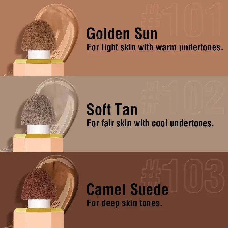 Close-up of contour stick showing creamy texture