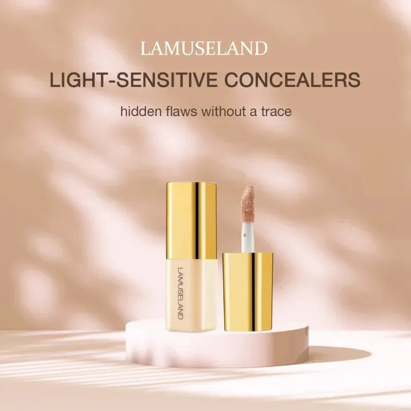 Matte liquid concealer in a small tube with doe-foot applicator