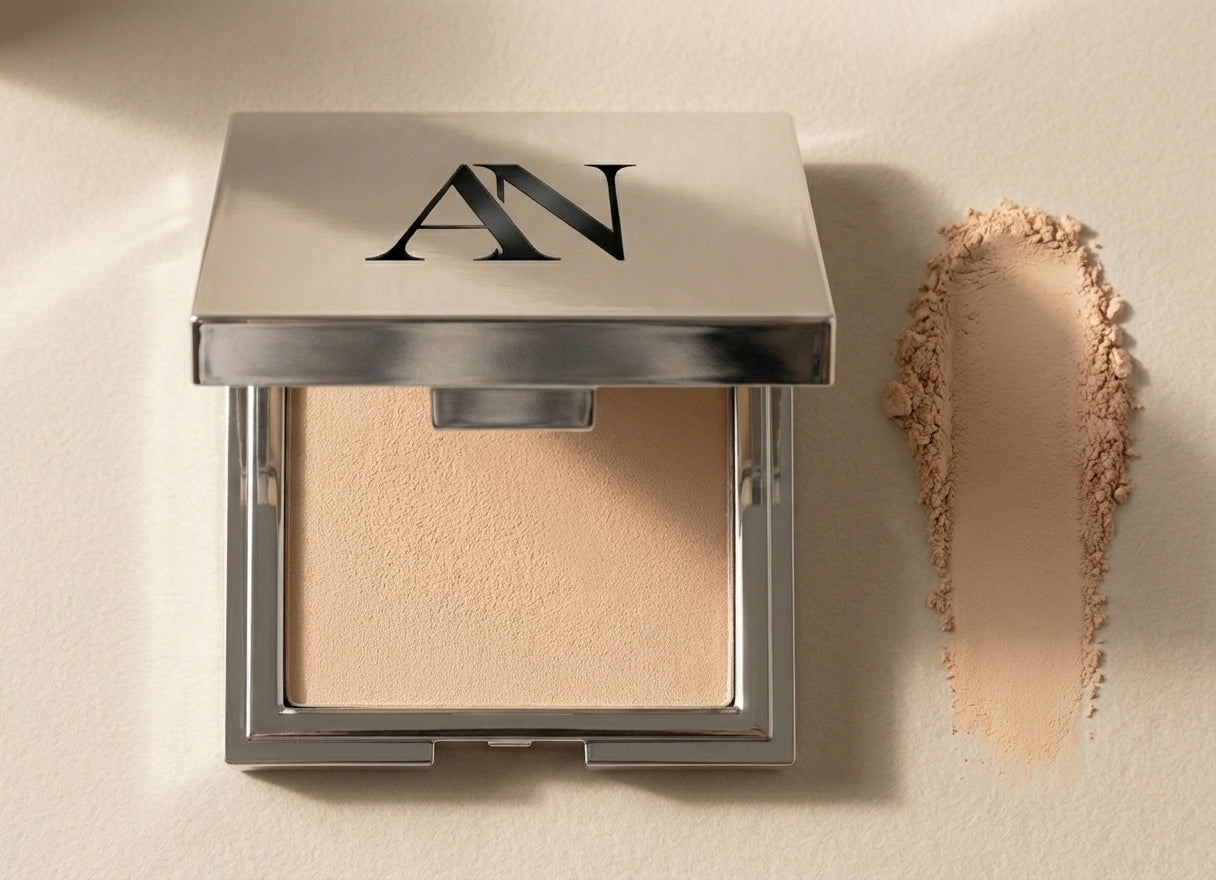 Poudre fixante pressée avec applicateur