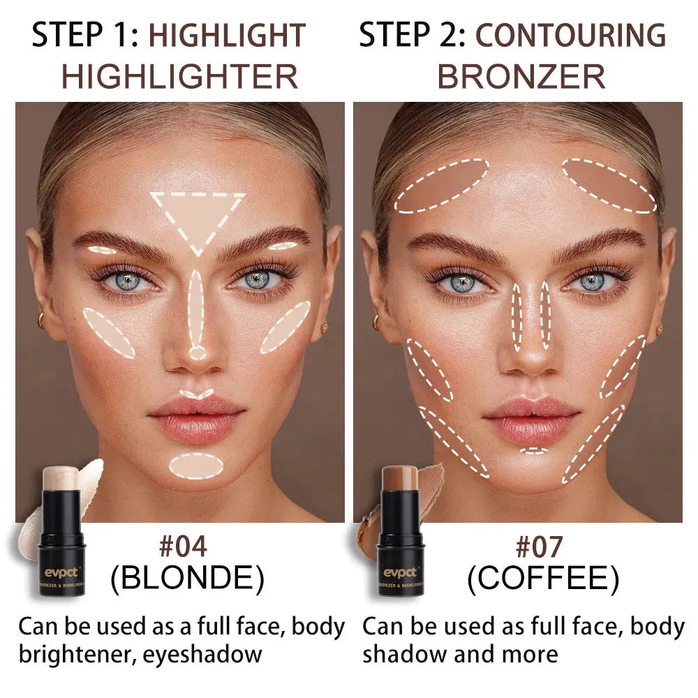 Makeup stick applied to hand showing creamy texture