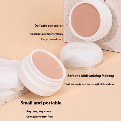 Concealer being applied to skin to demonstrate coverage