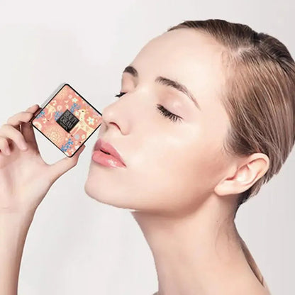 Open compact showing cushion foundation with applicator