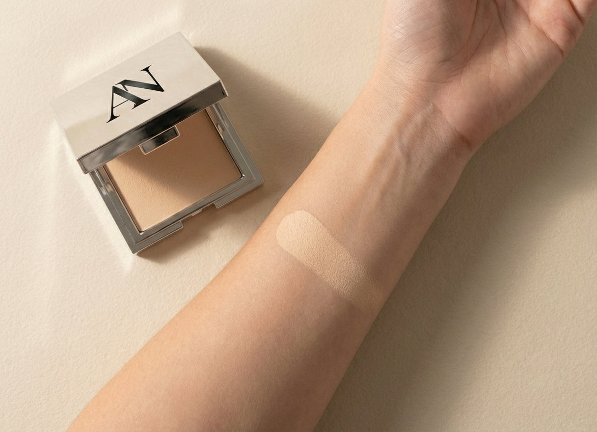 Poudre fixante pressée Soft-Blur Ivoire - Aube Nacre