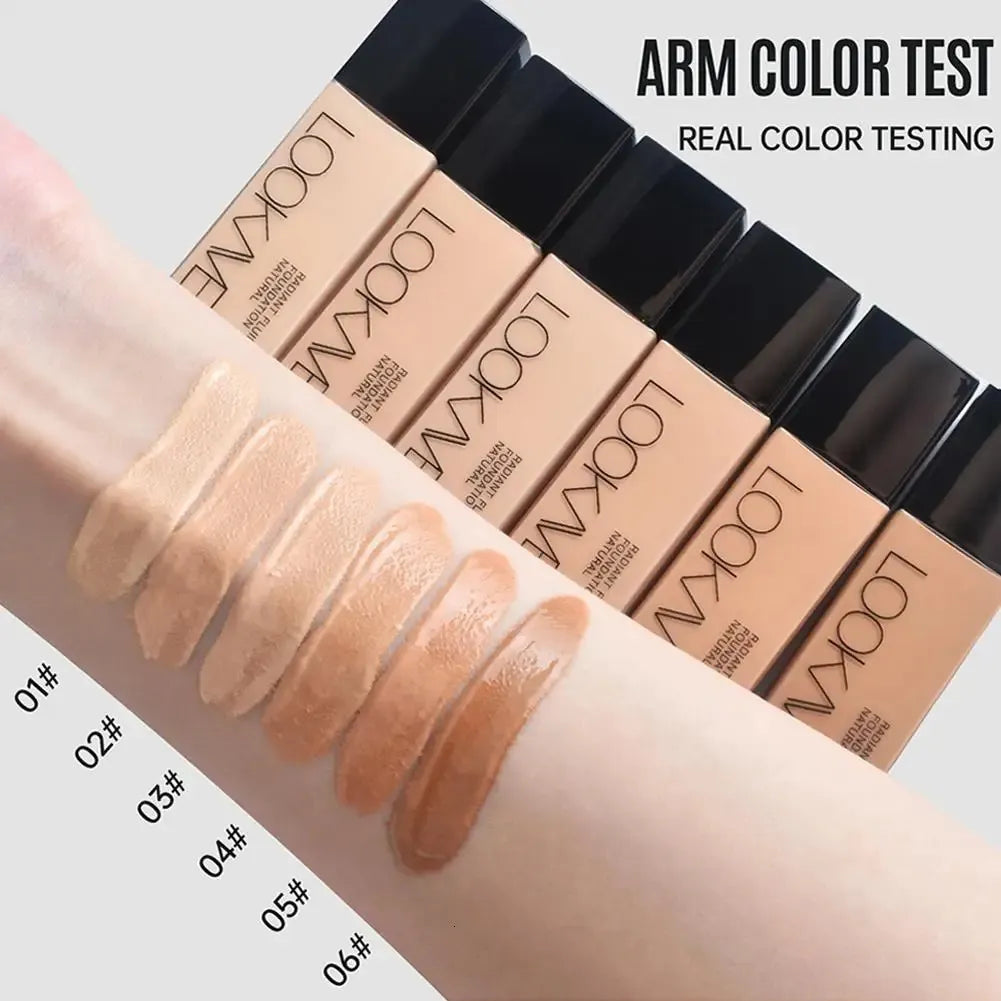 Waterproof liquid concealer bottle with matte finish