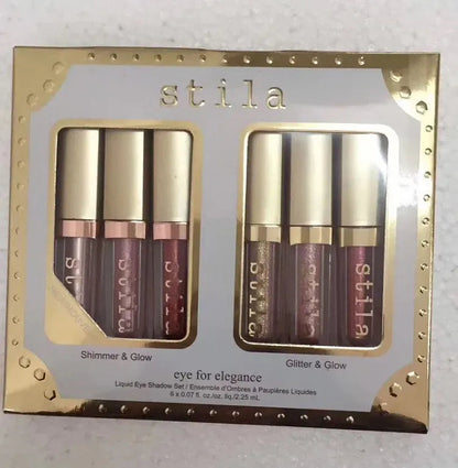 Close-up view of liquid eyeshadow applicator and product texture