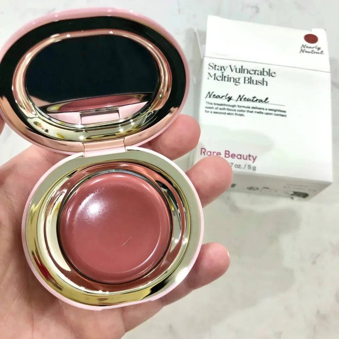 Application demonstration on hand showing blendable finish