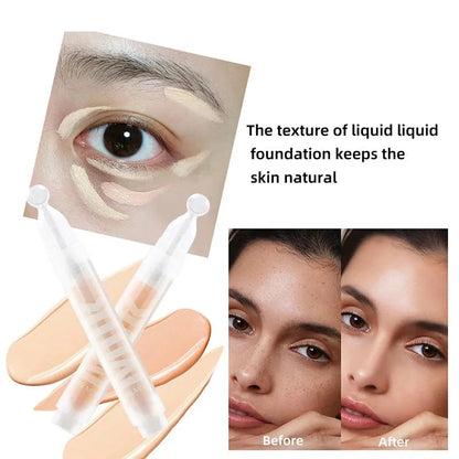 Liquid concealer product in packaging with applicator