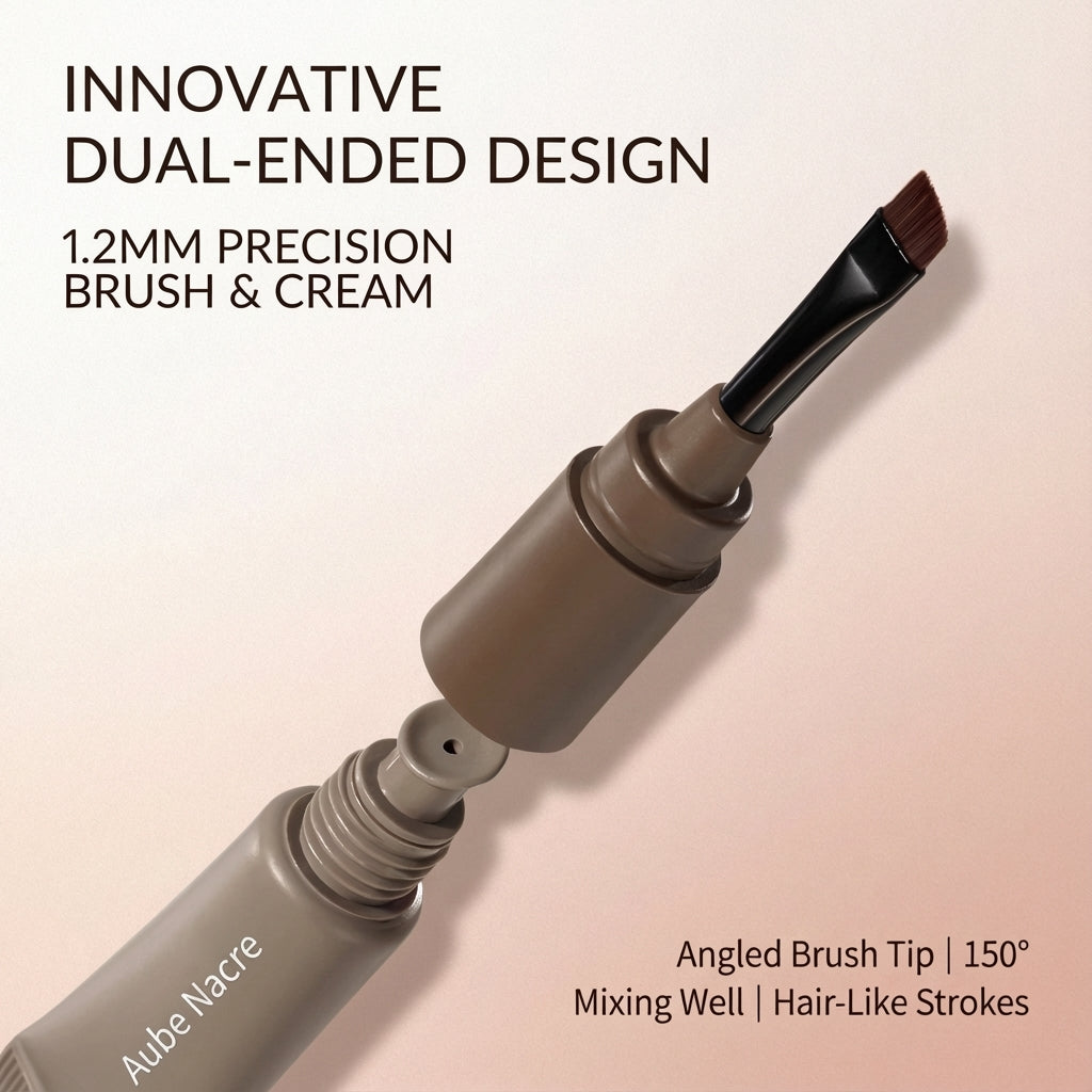Pomade et gel liner sourcils waterproof Aube Nacre Gris Cendré