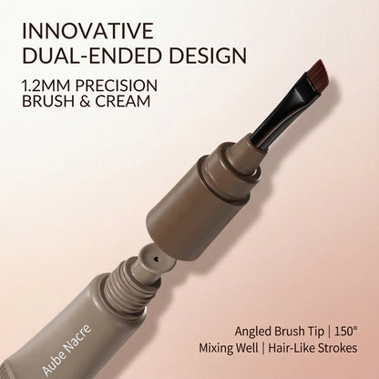 Pomade et gel liner sourcils waterproof Aube Nacre Gris Cendré