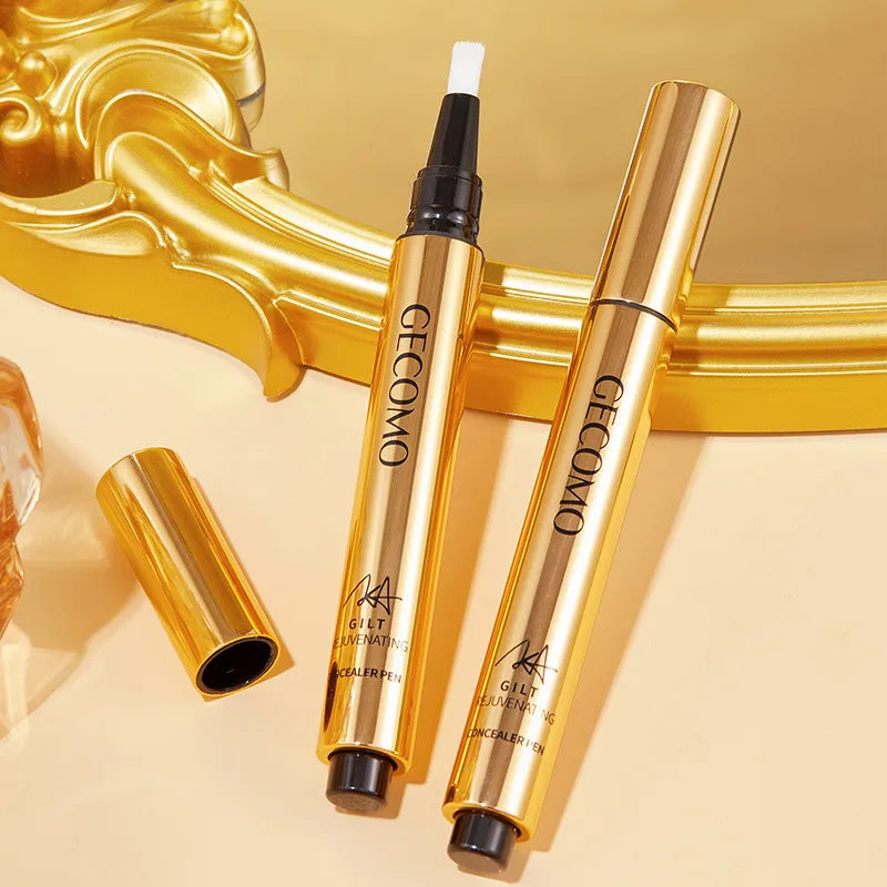 Close-up of concealer pen showing product texture